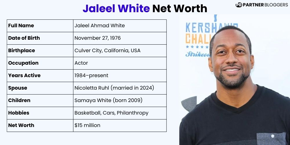 Jaleel White Net Worth