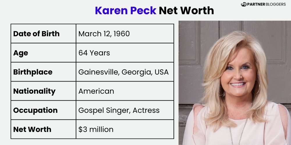 Karen Peck  Net Worth