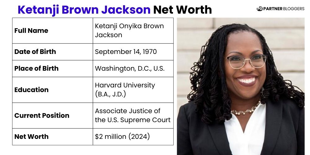 Judge Ketanji Brown Jackson Net Worth