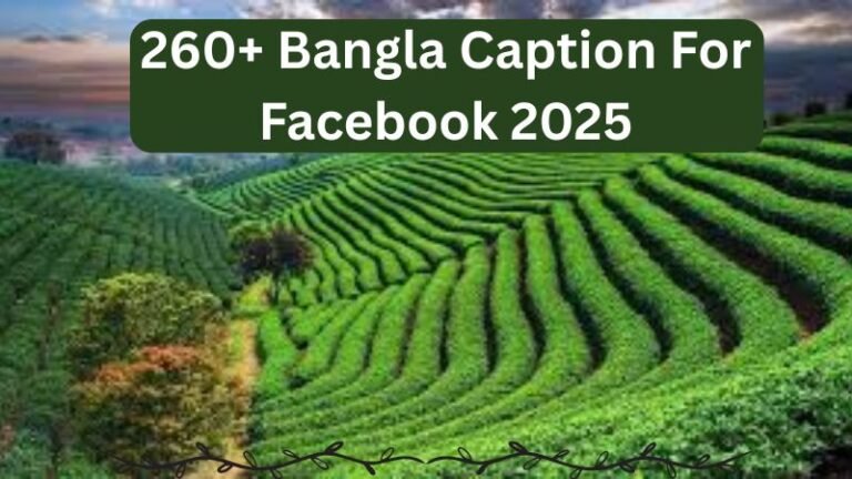 260+ Bangla Caption For Facebook 2025