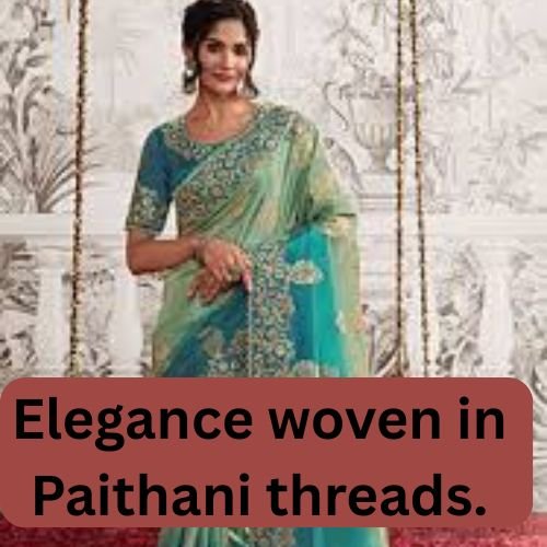 Elegance woven in Paithani threads