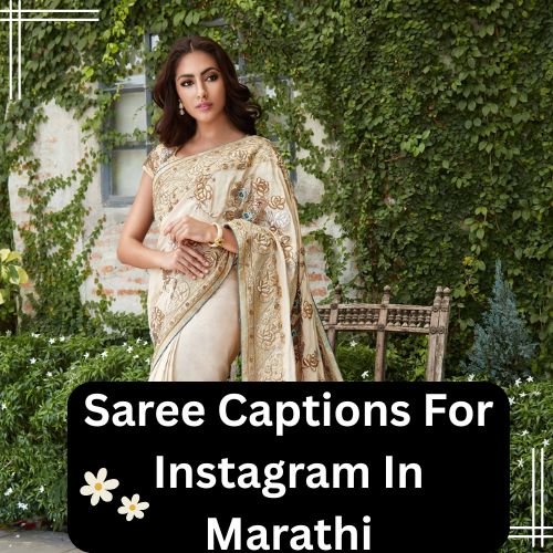 Saree Captions For Instagram In Marathi