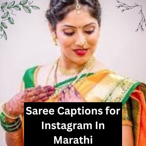 Saree Captions for Instagram In Marathi 1