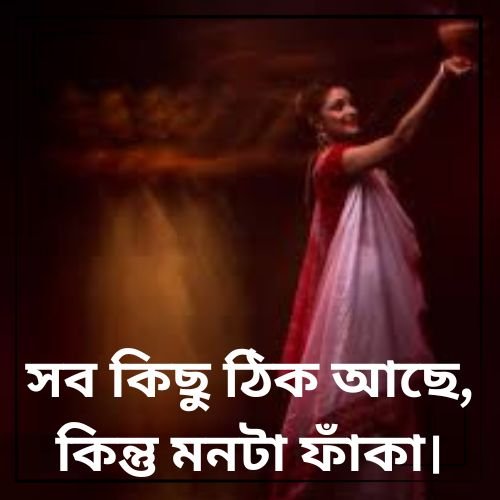 সব কিছু ঠিক আছে কিন্তু মনটা ফাঁকা।