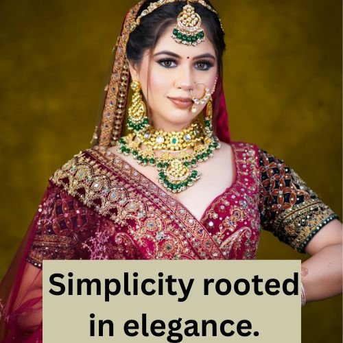 Caption For Traditional Look
