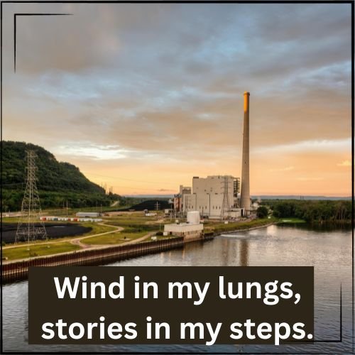 Wind in my lungs stories in my steps