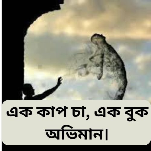এক কাপ চা এক বুক অভিমান।